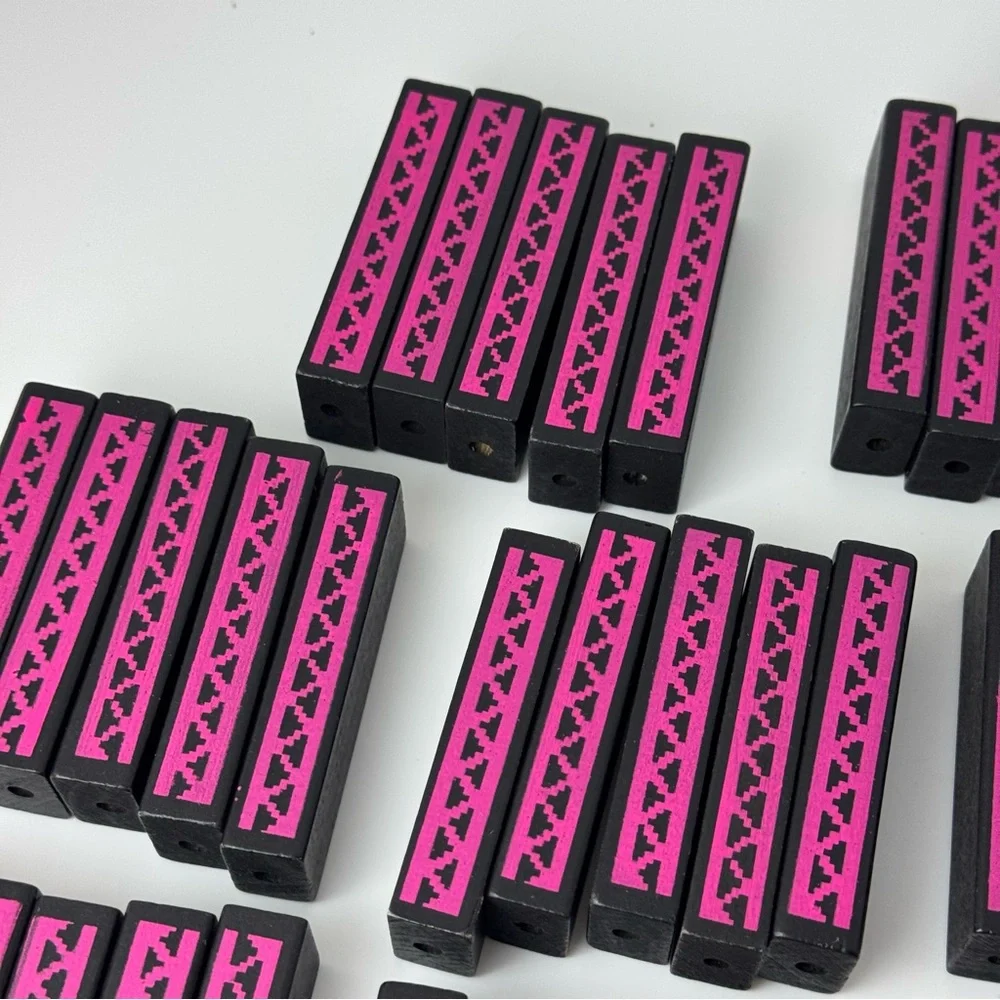 Lot of 54 Jenga Donkey Kong Blocks REPLACEMENT PARTS